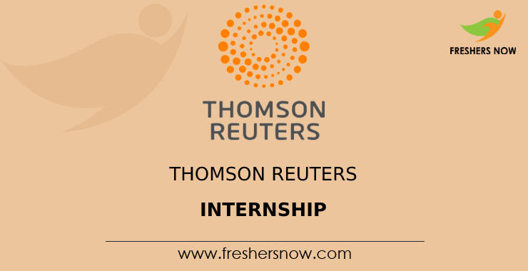 Thomson Reuters Internship Thomson Reuters Internship