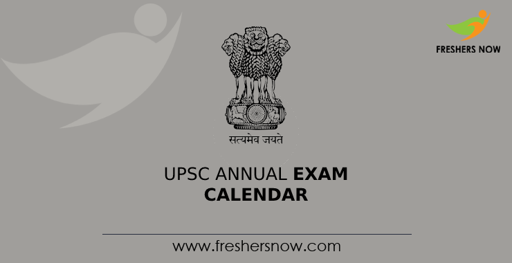 UPSC Annual Exam Calendar 2022-2023 (Released) - Check Exam Schedule