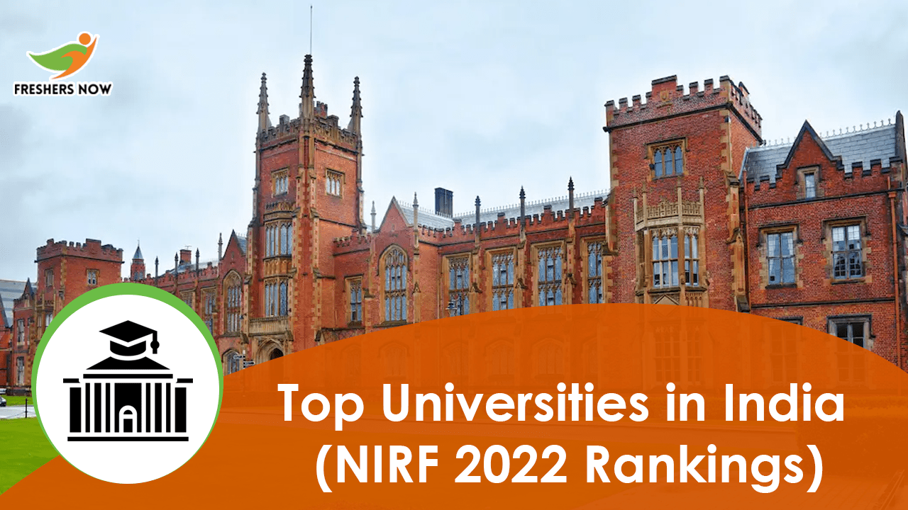 Top 100 Universities in India (NIRF 2022 Rankings)