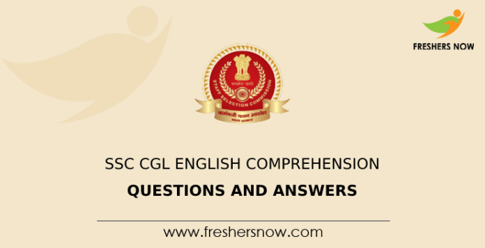 Ssc Cgl English Comprehension Questions And Answers Ssc Cgl English Comprehension Questions And Answers