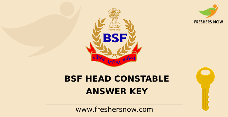 BSF Head Constable Answer Key (1) BSF Head Constable Answer Key (1)