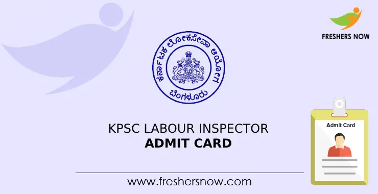 Kpsc Labour Inspector Admit Card 2023 Out Kpsc Labour Inspector Admit Card 2023 Out