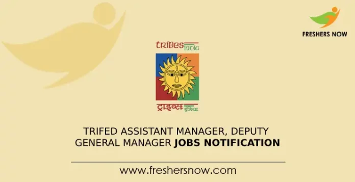 TRIFED Assistant Manager Deputy General Manager Jobs Notification 2023