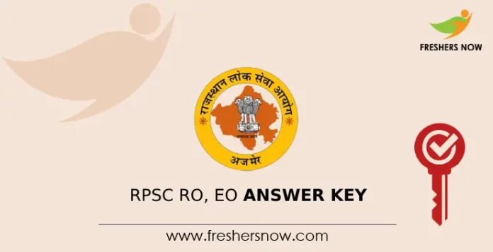 RPSC RO, EO Answer Key RPSC RO, EO Answer Key