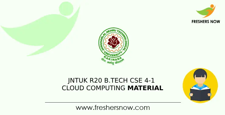 مادة حوسبة سحابية jntuk r20